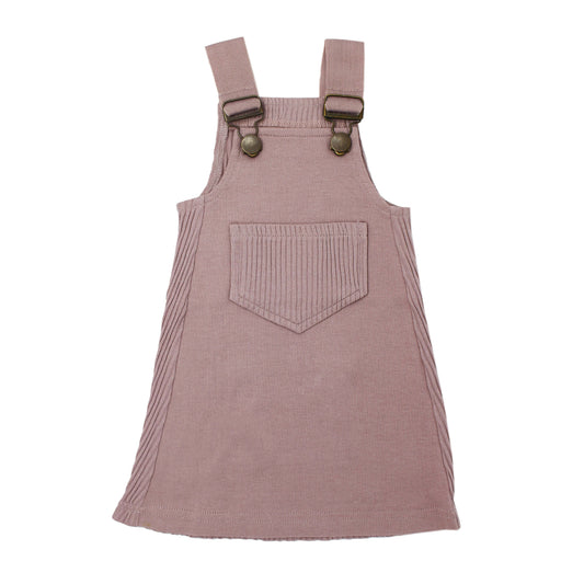 Ribbed Tank Dress in Thistle