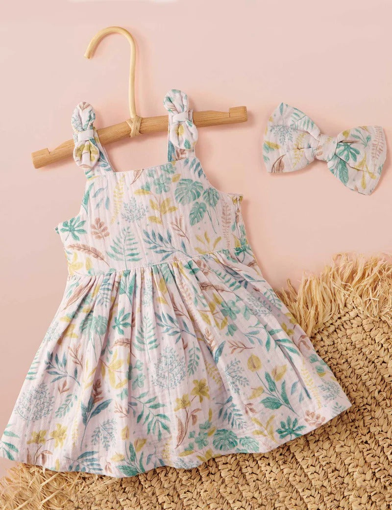 Tie Shoulder Dress